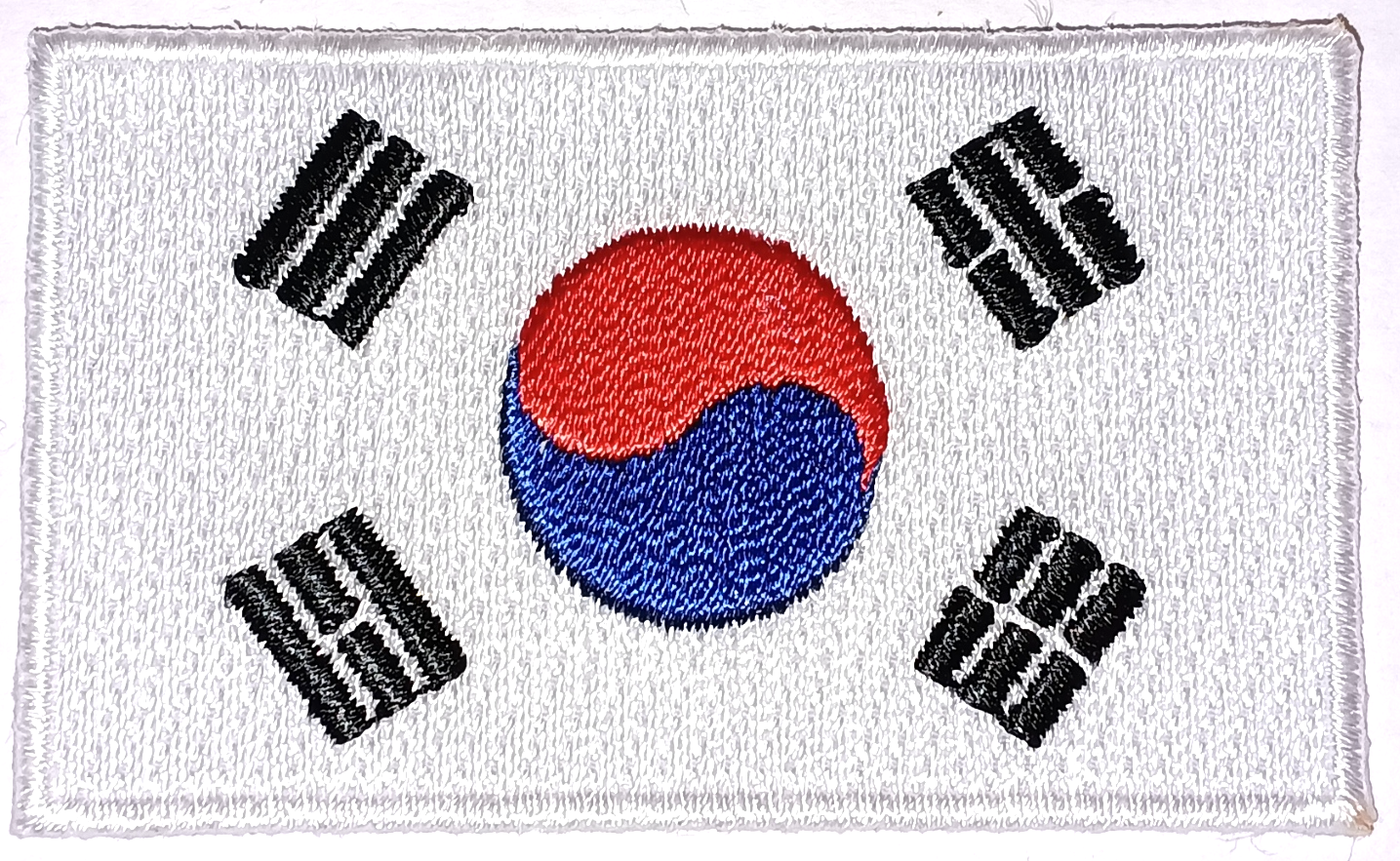 SYDKOREA TYGMÄRKE 65x38mm