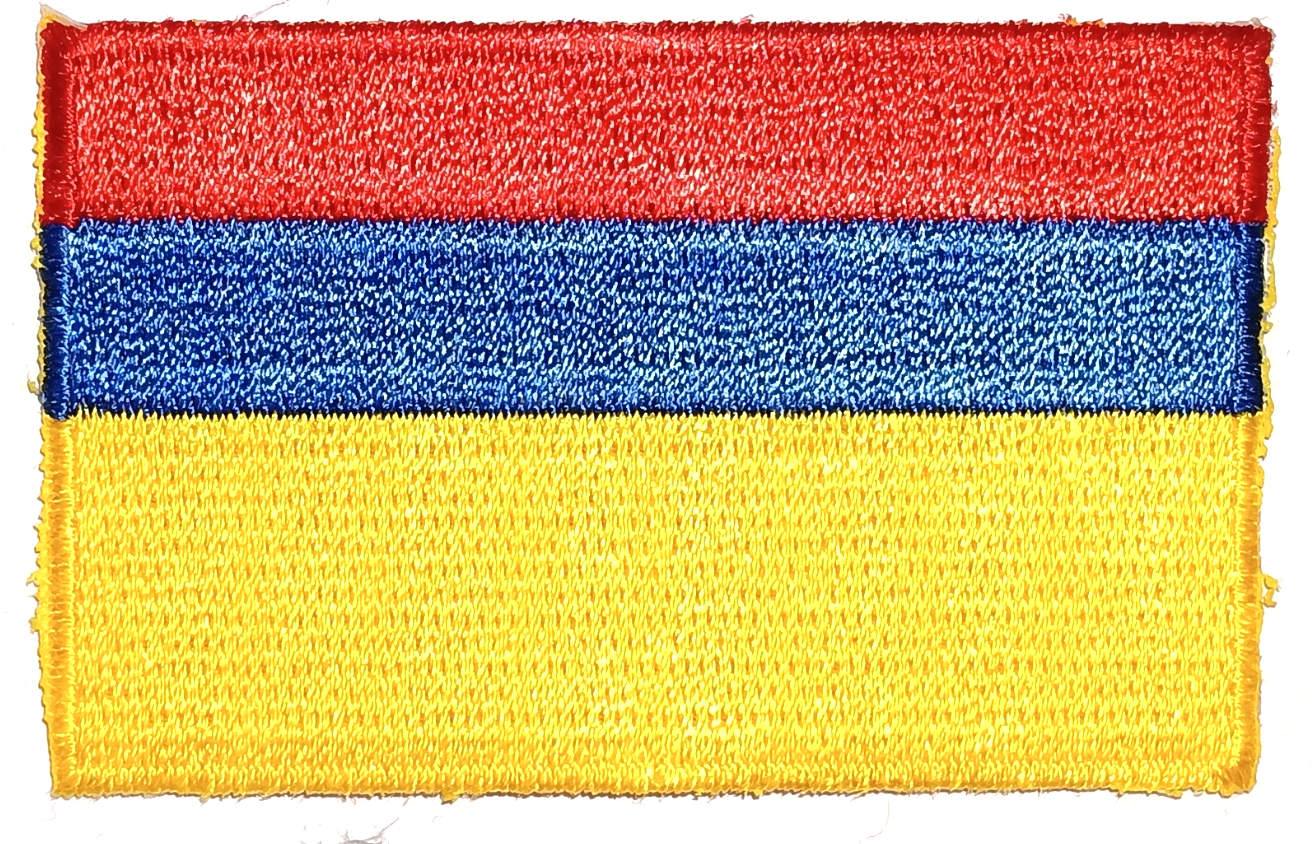COLOMBIA TYGMÄRKE 65x38mm