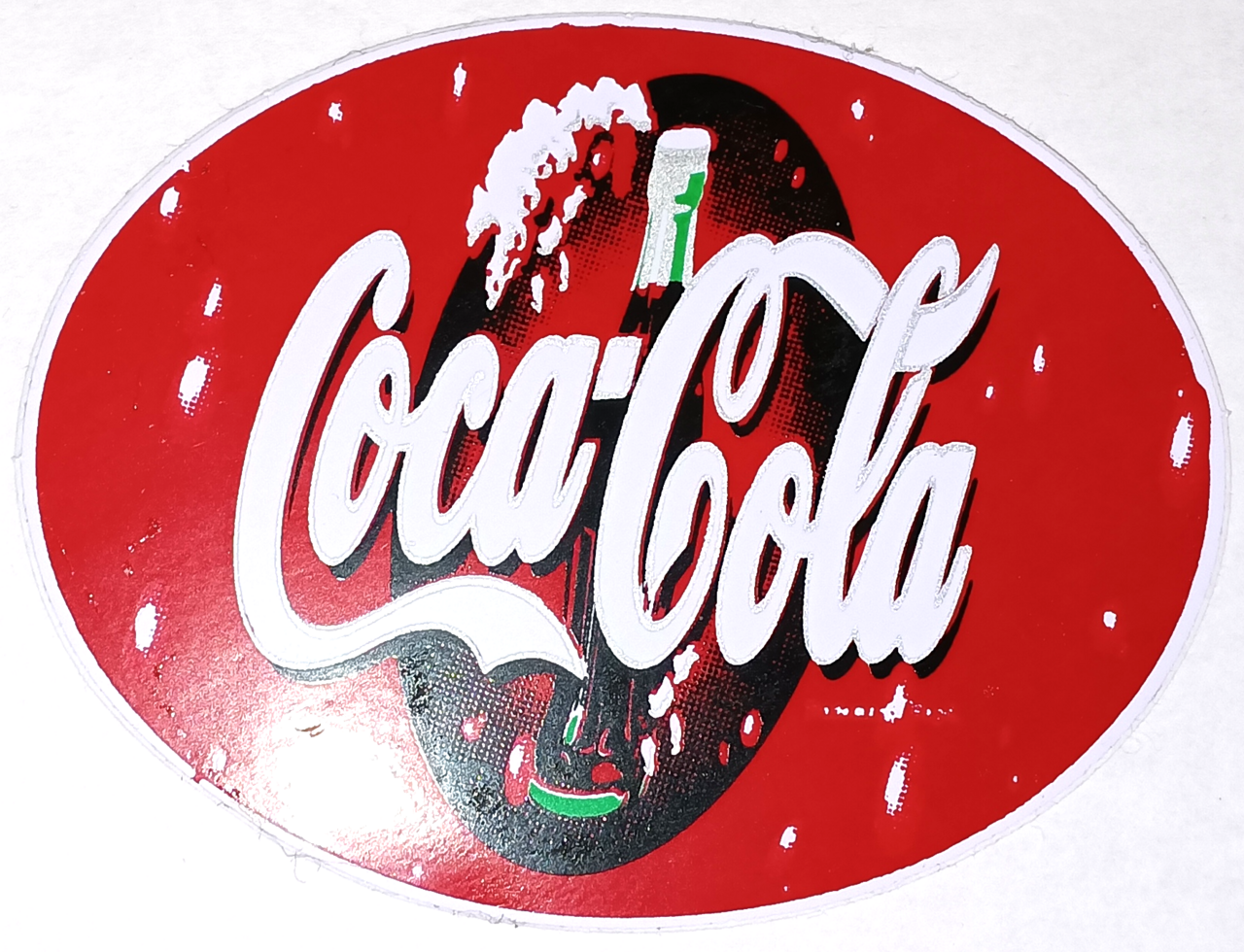 COCA-COLA KLISTERMÄRKE 80X60mm