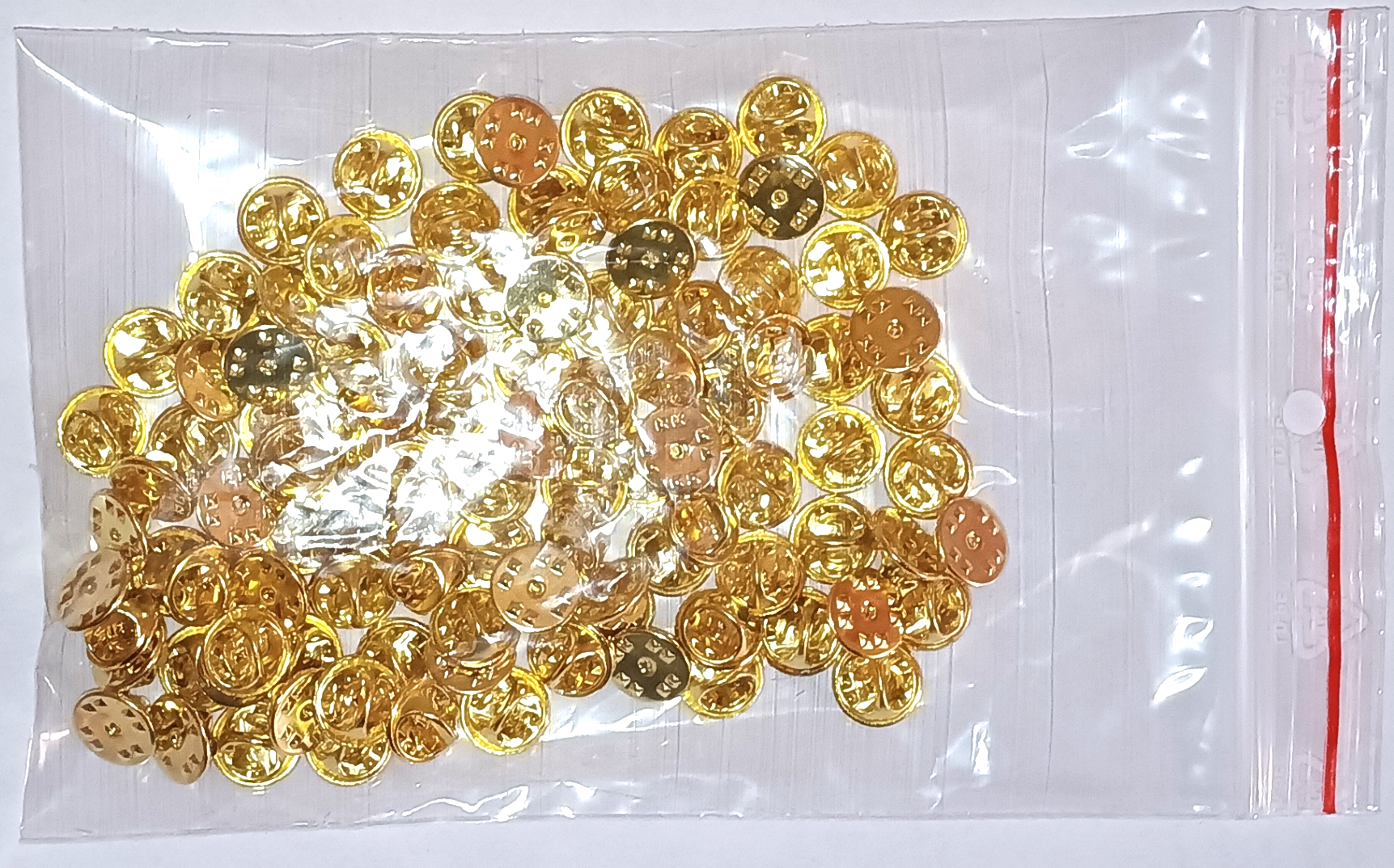 PINHÅLLARE STANDARD 100-PACK "MÄSSINGFÄRGADE"