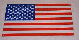 USA FLAGGAN PLÅTSKYLT!