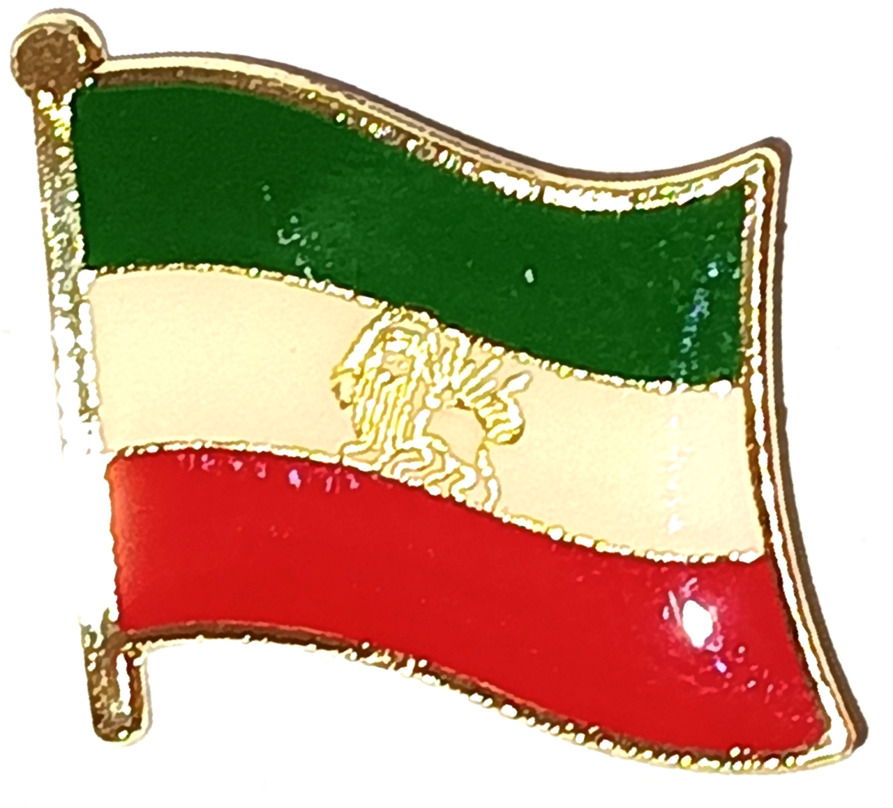 IRAN PIN MED LEJON