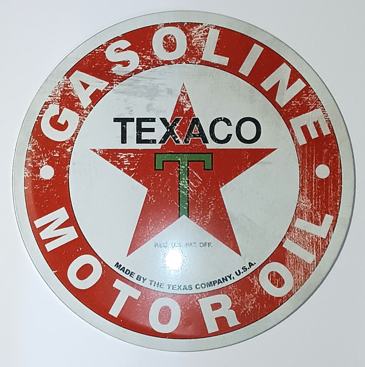TEXACO PLÅTSKYLT 305mm
