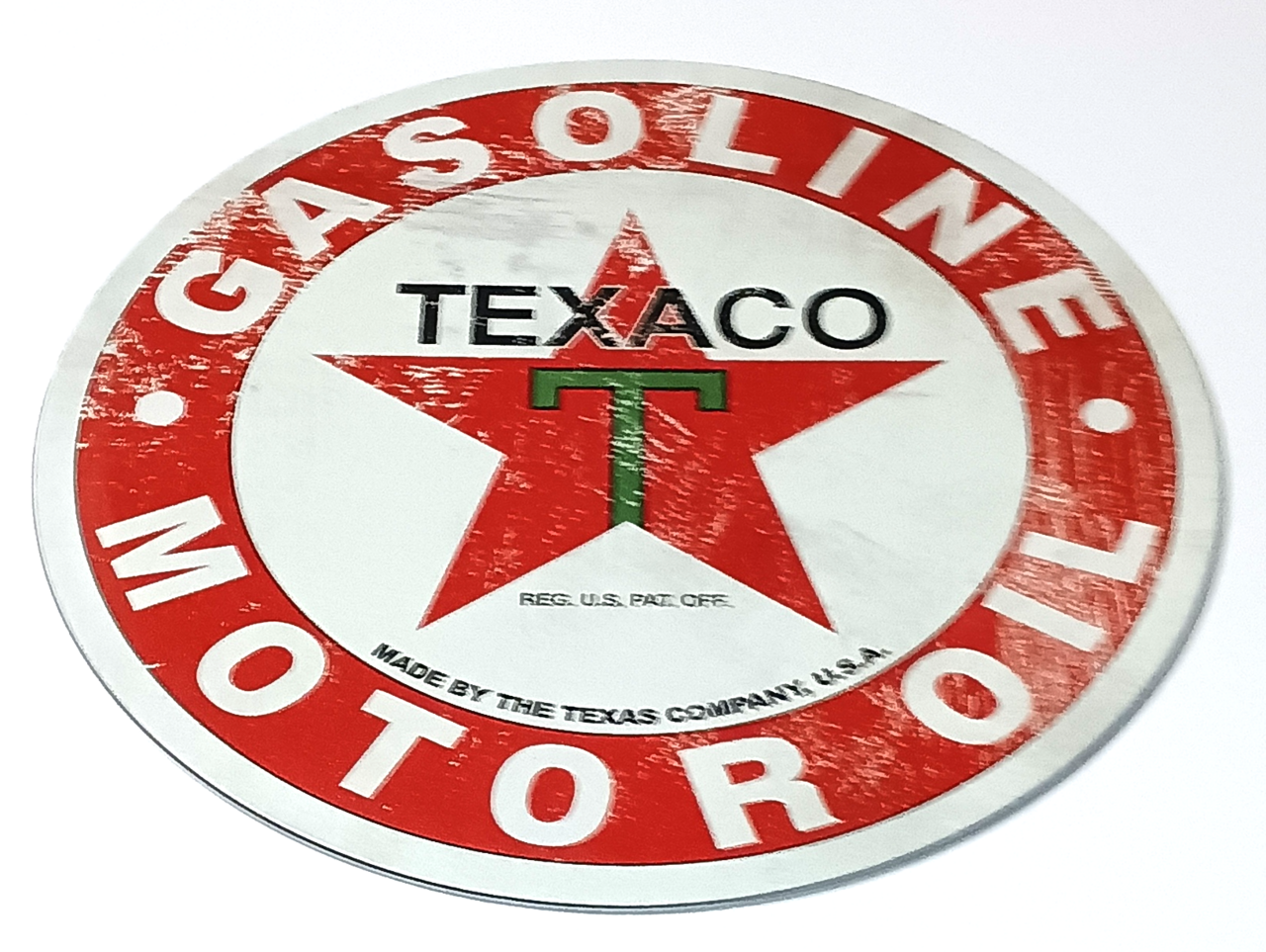 TEXACO PLÅTSKYLT 305mm