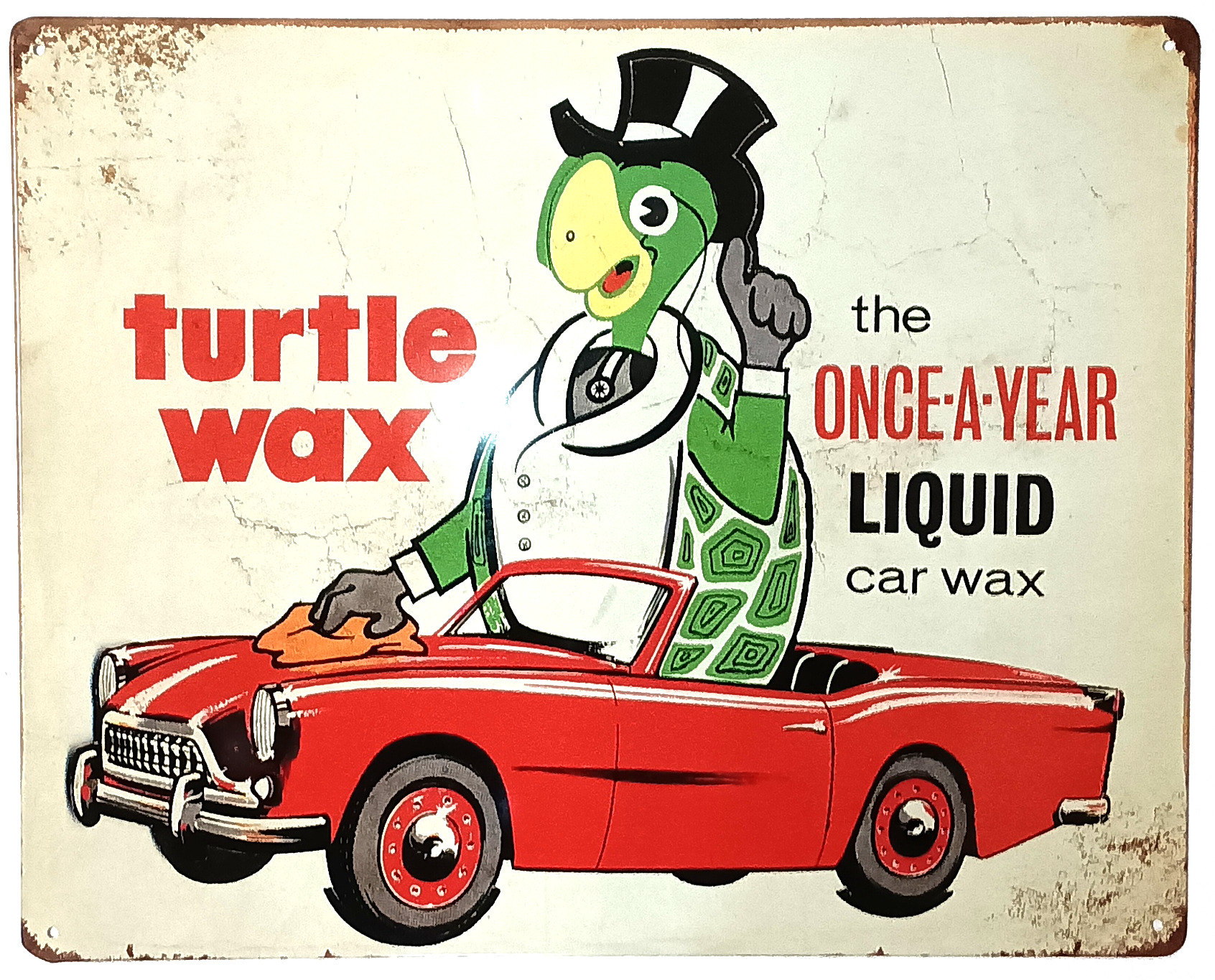 TURTLE WAX PLÅTSKYLT ca 38x30,5cm