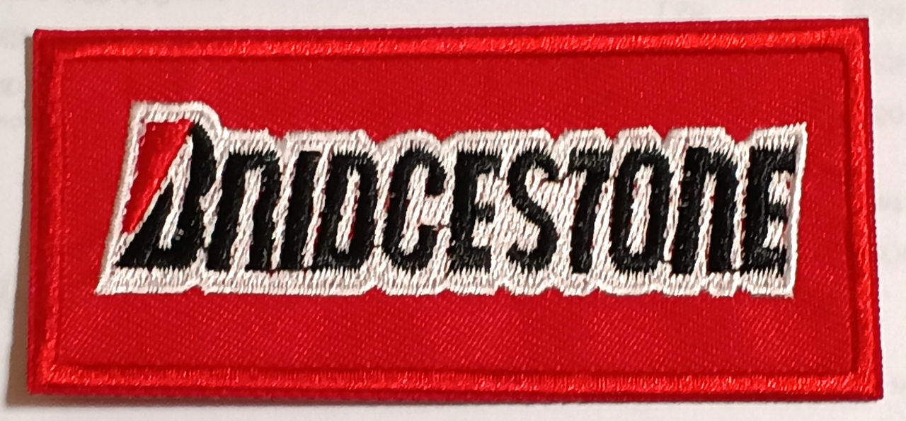 BRIDGESTONE TYGMÄRKE PATCH 91x42mm