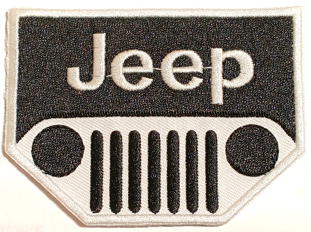 JEEP TYGMÄRKE PATCH 87X64mm