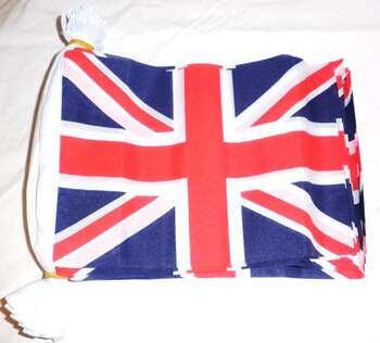 STORBRITANNIEN FLAGGSPEL 6 METER OCH 20 FLAGGOR