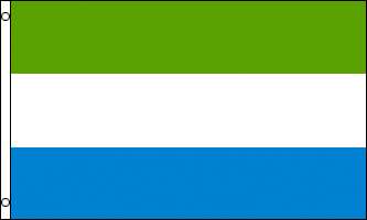SIERRA LEONE FLAGGA 150X90CM