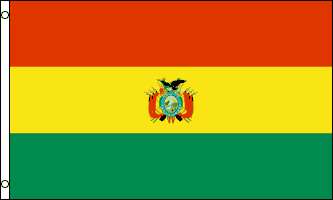 BOLIVIA FLAGGA 150X90CM