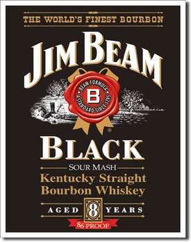 JIM BEAM PLÅTSKYLT