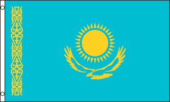 KAZAKSTAN FLAGGA 150X90CM