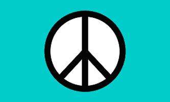 PEACE FLAGGA 150X90CM