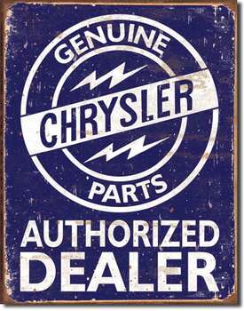 CHRYSLER PLÅTSKYLT 40,5x31,5cm