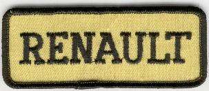 RENAULT TYGMÄRKE 100x40mm