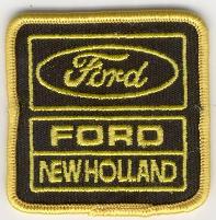 FORD NEW HOLLAND TYGMÄRKE 64x64mm