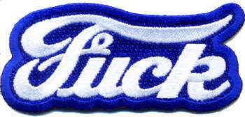 FUCK (FORD) TYGMÄRKE 75x34mm
