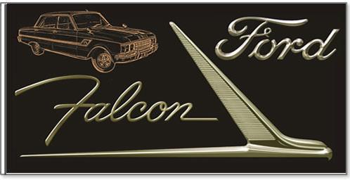 FORD FALCON FLAGGA 150X75CM
