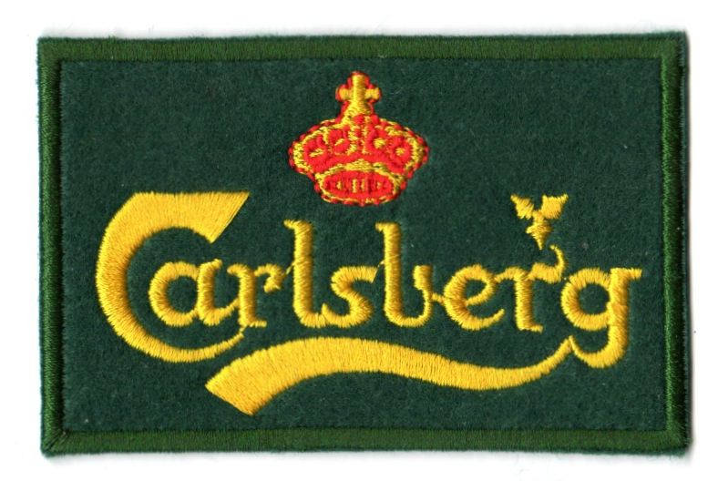 CARLSBERG TYGMÄRKE 90x57mm