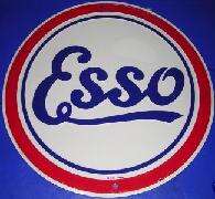 ESSO PLÅTSKYLT 30cm