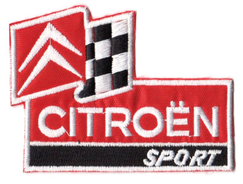 CITROËN SPORT TYGMÄRKE 90x68mm