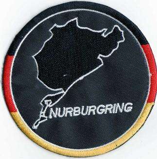 NÜRBURGRING TYGMÄRKE 90mm