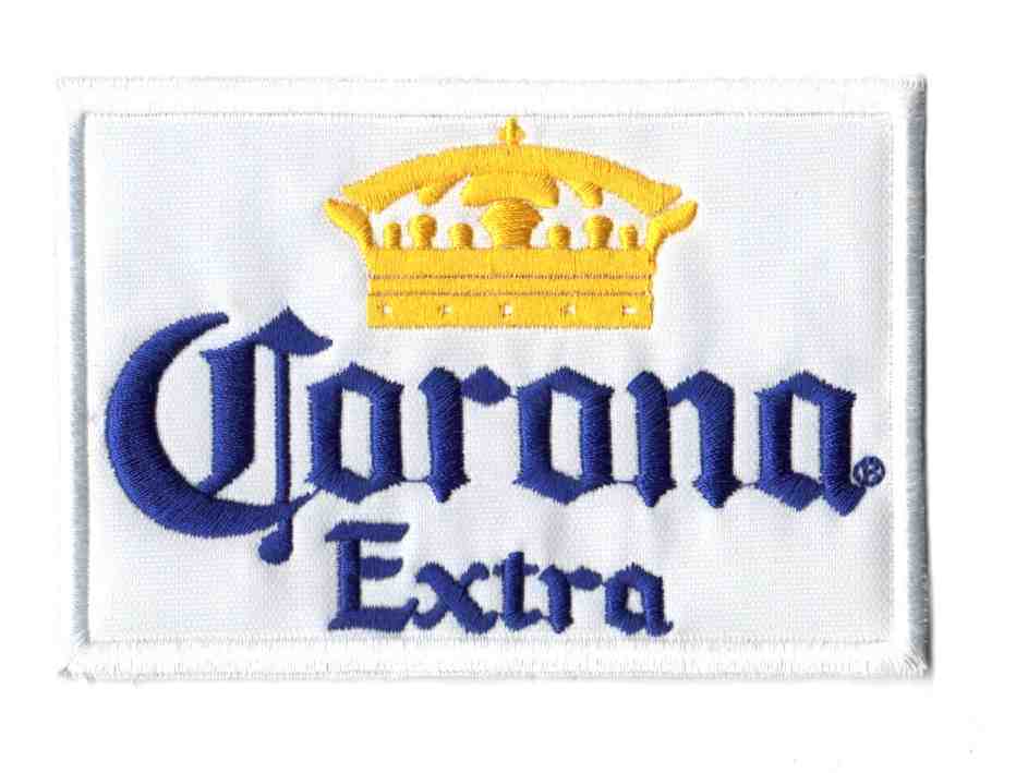 CORONA TYGMÄRKE 100x70mm