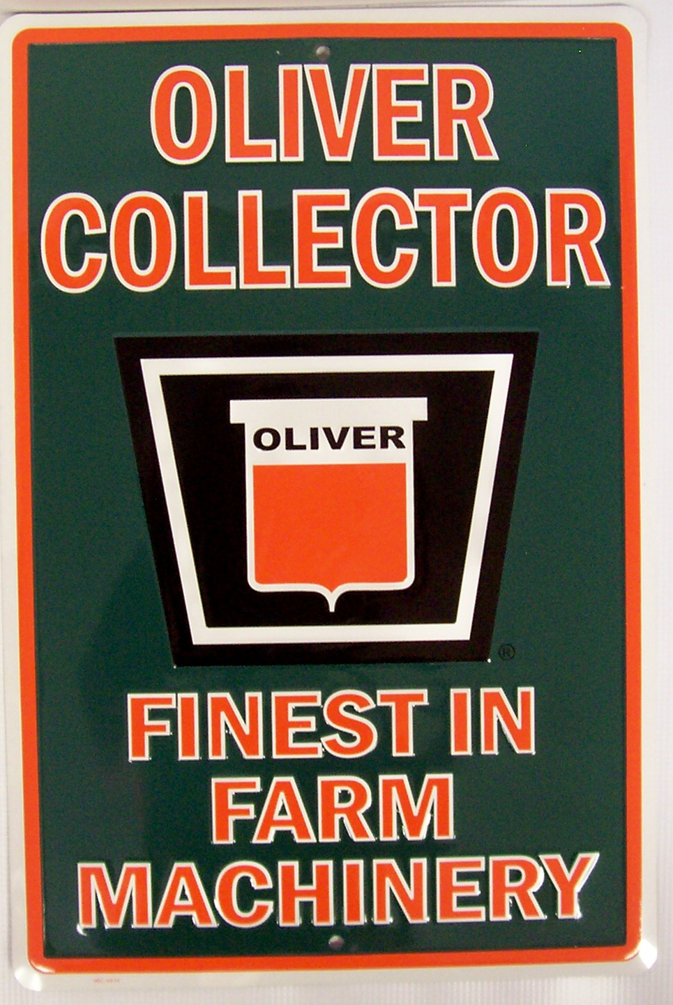 OLIVER COLLECTOR PLÅTSKYLT 46x30cm