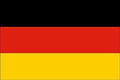 TYSKLAND FLAGGA 90X60CM
