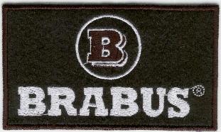 BRABUS TYGMÄRKE 105X60mm