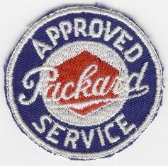 PACKARD APPROVED SERVICE TYGMÄRKE *NOS*