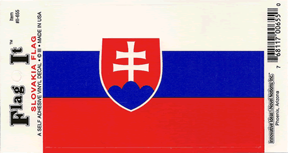 SLOVAKIEN DEKAL 127X90MM