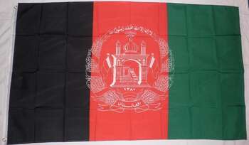 AFGHANISTAN FLAGGA 150X90CM