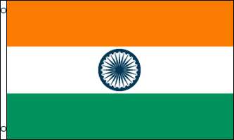 INDIEN FLAGGA 150X90CM