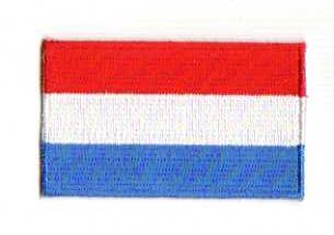 LUXEMBURG TYGMÄRKE 65x38mm