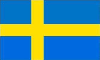 SVERIGE FLAGGA 90X60CM