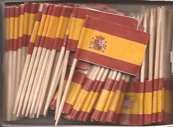 SPANIEN COCKTAILFLAGGOR 100st