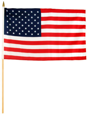 USA HANDFLAGGA 45X30CM