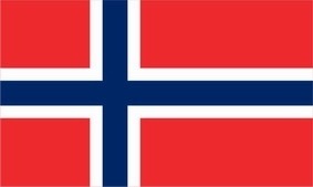NORGE FLAGGA 90X60CM