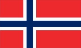 NORGE FLAGGA 90X60CM