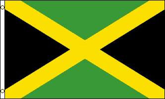 JAMAICA FLAGGA 240X150CM *Läs beskrivningen*