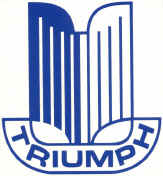 Triumph-tygmärken bil