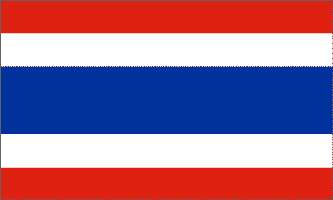 THAILAND FLAGGA 240X150CM *Läs beskrivningen*