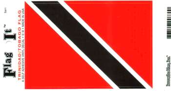 TRINIDAD OCH TOBAGO DEKAL 127X90MM
