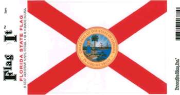 FLORIDA DEKAL 127X90MM