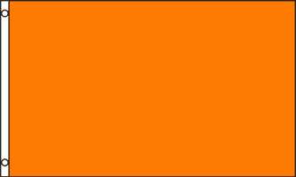 ORANGE ENFÄRGAD FLAGGA 150X90CM