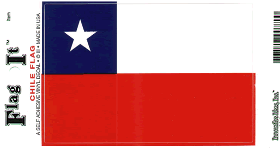 CHILE DEKAL 127X90MM