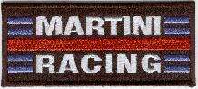 MARTINI RACING TYGMÄRKE 77x37mm