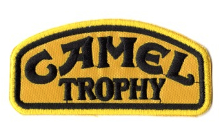 CAMEL TROPHY TYGMÄRKE 100x47mm