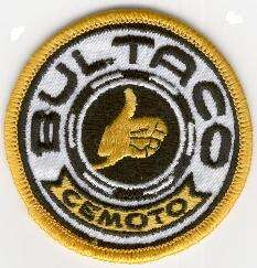 BULTACO TYGMÄRKE 77mm